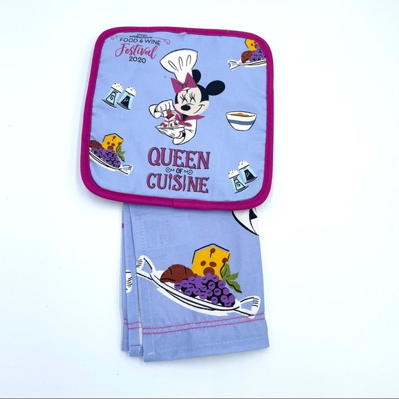 Disney Minnie Queen Of Cuisine Dish Towel - Picture 6 of 6